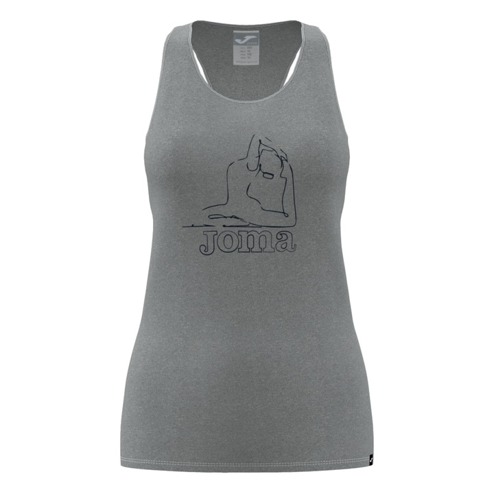 Tricou fara maneca 901170AC280B, Joma, Gri inchis.