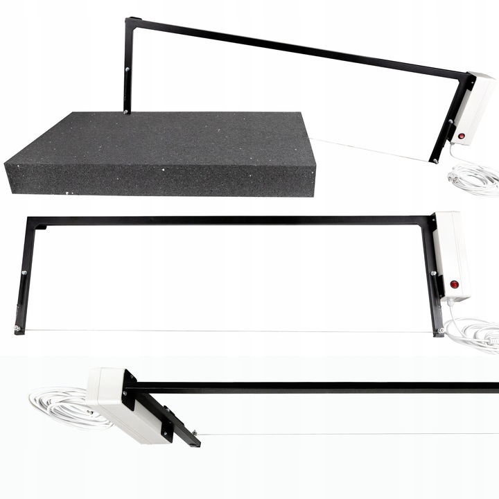 Polisztirol vágógép, Hot-Cut, 113 cm, 100W, Fekete