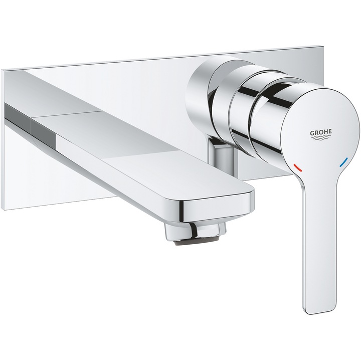 Смесител за мивка Grohe Lineare 19409001, Стенен монтаж, Едноръкохватков, 149 мм, Хром