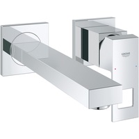 Baterie lavoar Grohe Eurocube 23447000, 1/2'', montare pe perete, marimea L, monocomanda, necesita set fixare, crom