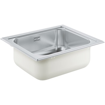 Chiuveta de bucatarie Grohe K200 31719SD0, 533 x 458 mm, o cuva, montare pe blat, sistem de scurgere, inox satinat