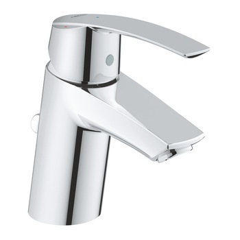 Baterie lavoar Grohe Start 31137001, 3/8'', marimea S, monocomanda, pornire pe rece, evacuare cu tija, crom