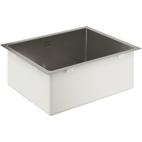 Chiuveta din otel inoxidabil Grohe K700U 31574AL1, 540 x 440 mm, 1 cuva, montare in/sub blat, kit evacuare, mat, grafit