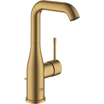 Baterie lavoar Grohe Essence 24174GN1, 3/8'', marimea L, pivotanta, cartus ceramic, ventil cu tija, mat, cool sunrise