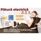 Patura cu incalzire electrica Regal Bliss ®, cu protectie impotriva supraincalzirii, extrem de moale si placuta la atingere, cu temporizator si 10 trepte de incalzire, 160W, telecomanda LCD, 120x160cm, Maro