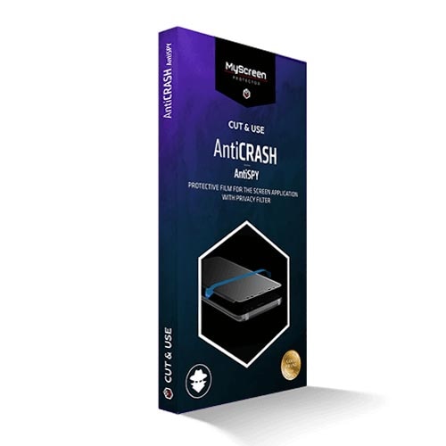 Folie telefon, MYSCREEN, Anticrash/AntiSpy, 6.5 inchi, Transparent