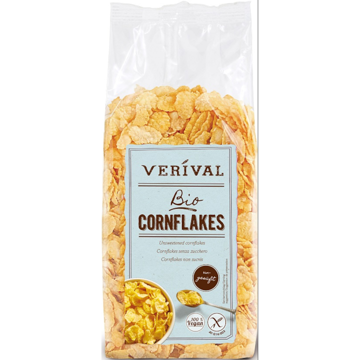 Cornflakes fara zahar Verival Bio, 250g