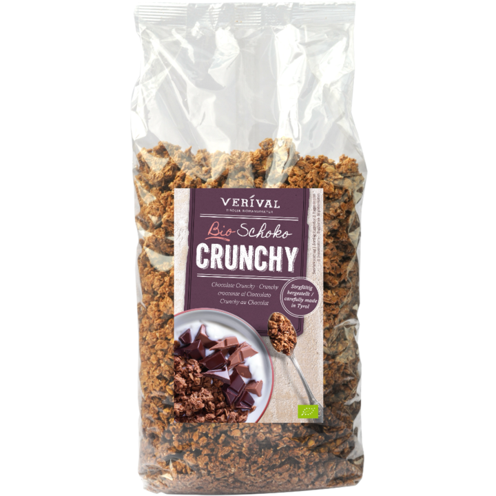 Cereale Crunchy cu ciocolata XXL Verival Bio, 1500g