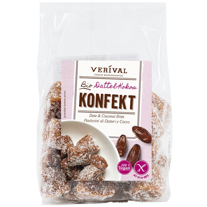 Curmale cu fulgi de cocos Verival Bio, 200g
