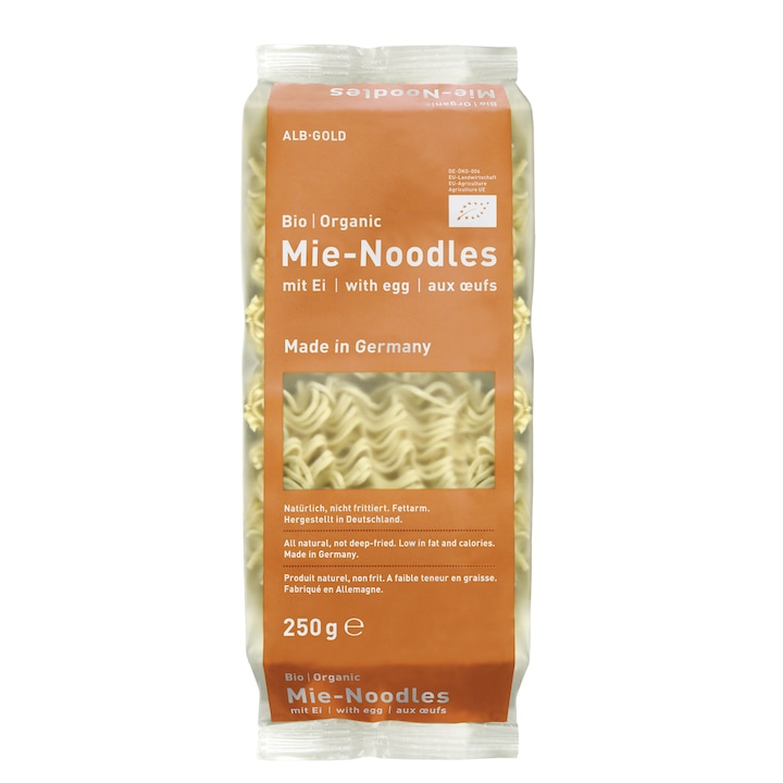 Mie-Noodles cu ou Alb Gold Bio, 250g