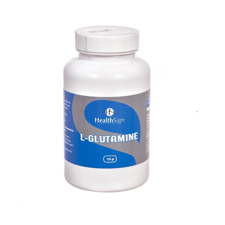 Supliment alimentar Health Sign, L-Glutamine, 125g