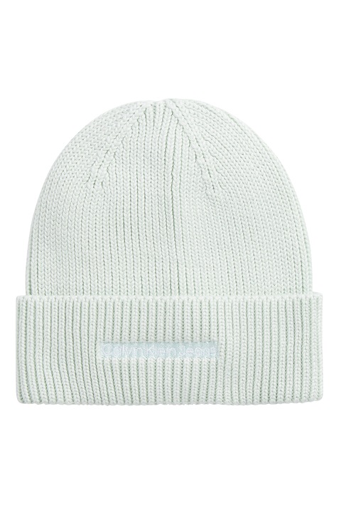 CALVIN KLEIN JEANS, Caciula cu logo, Verde pal