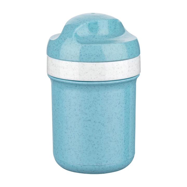 Mini sticla apa, Koziol, Plastic, 200 ml, Albastru