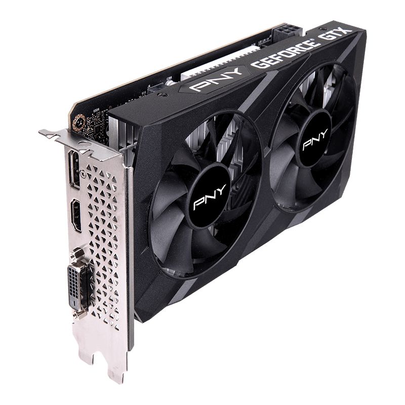 PNY GeForce GTX 1650 4GB DDR6 Dual Ventilátor 2, Videókártya - eMAG.hu