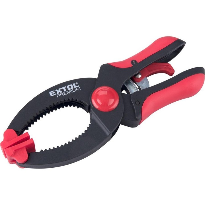 Extol racsnis asztalos szorító 244×75 mm műanyag