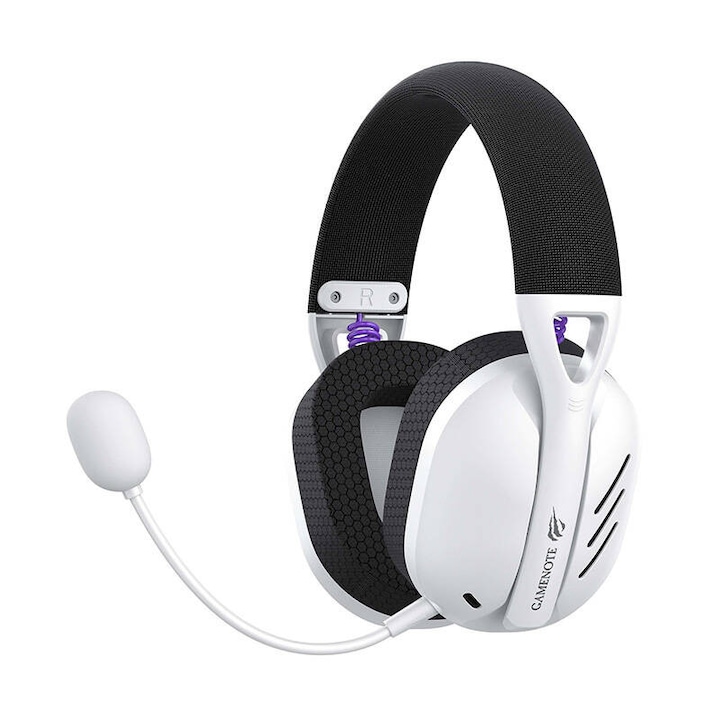 Casti audio cu lumina led si control volum