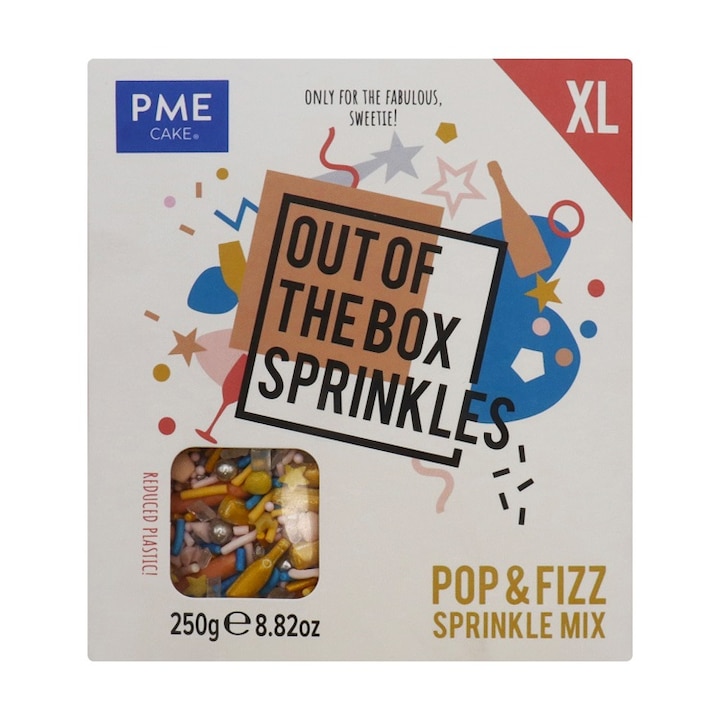 Bomboane din zahar, Pop & Fizz XL 250g, PME