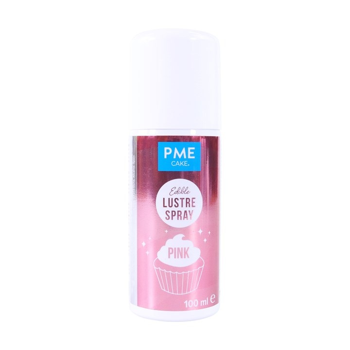 Rózsaszín fényes spray ételfesték 100 ml, PME