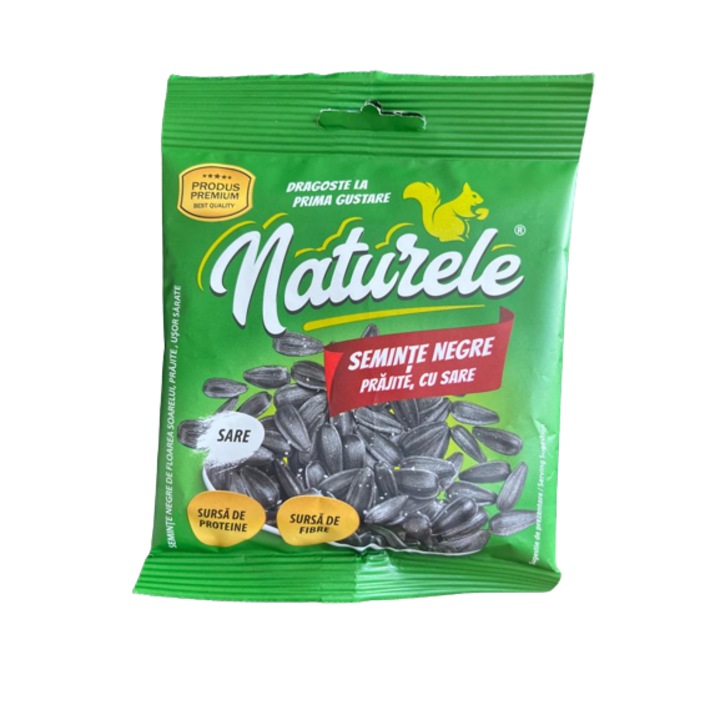 Seminte negre prajite, cu sare 40g