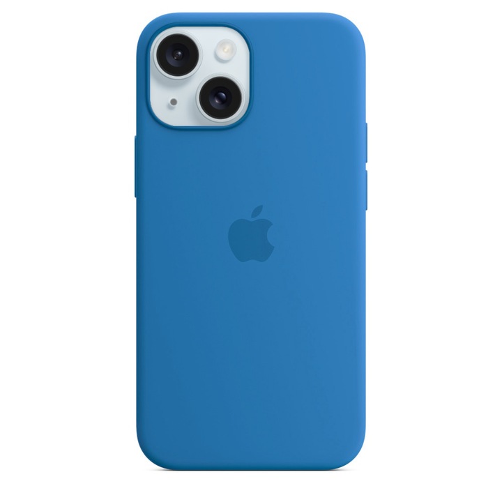 Силиконов Калъф за Apple iPhone 15, Син