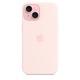 Предпазен калъф Apple Silicone Case with MagSafe за iPhone 15, Light Pink