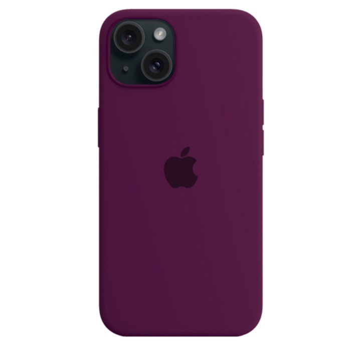 Силиконов Кейс за Apple iPhone 15 Plus, Бордо
