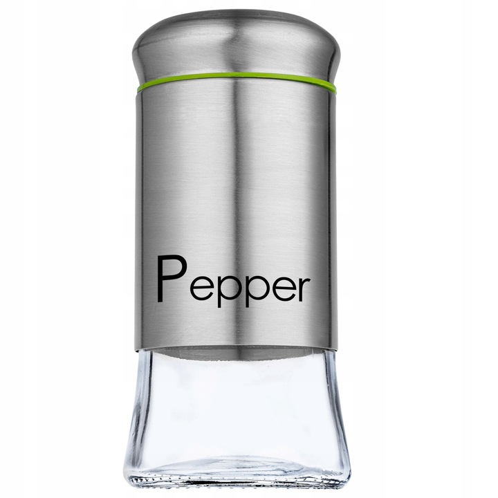 Rasnita pentru piper KADAX, sticla/inox, argintiu, 150ml