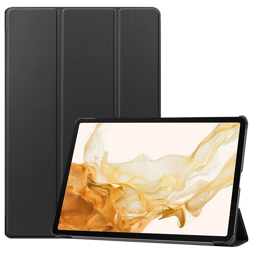 Husa Smart Cover tableta, pentru Samsung Galaxy Tab S9 11 inch SM-X710 2023, neagra