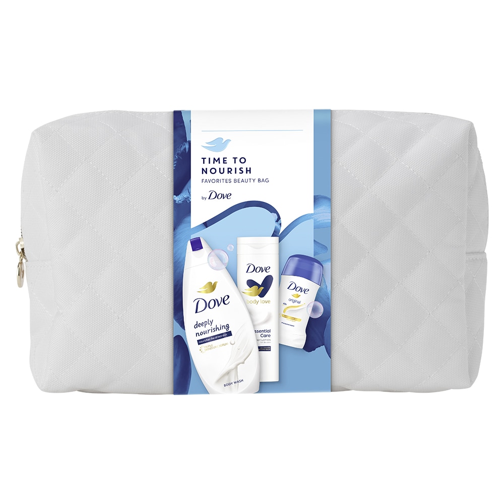 Подаръчен комплект Dove: Душ гел Dove Deeply Nourishing 250 мл ...