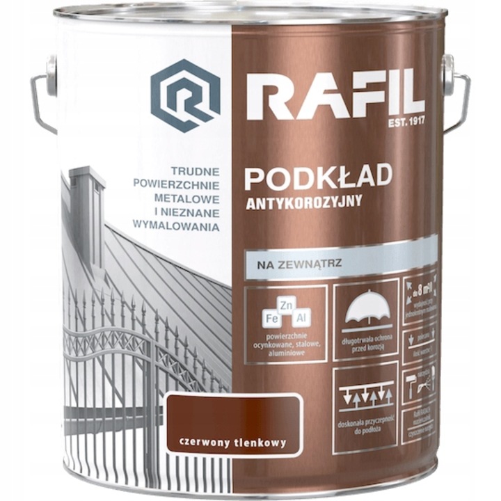 ROZSDAGÁTLÓ ALAPOZÓ RAFIL PIROS 10L