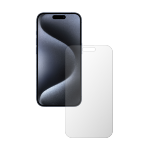 Folie Protectie Ecran iSkinz AutoRegeneranta pentru Apple iPhone 15 Pro Max - Full Cut, Invisible Skinz UHD, Siliconica Ultra-Clear cu Acoperire Totala, Full Display Cover, Adeziva si Flexibila