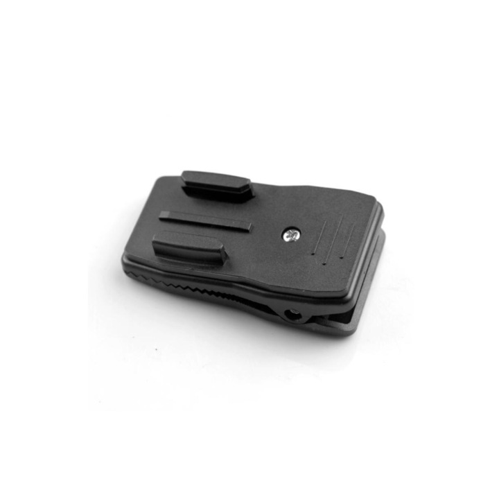 Sistem prindere pe Sapca, Rucsac, Curea 360 grade cu adaptor montura quick-release / j-hook pentru camere video sport Gopro Hero 1 2 3 + 4 5 6 7 8 9 10 11 Session Mini Max, universal, Telefon