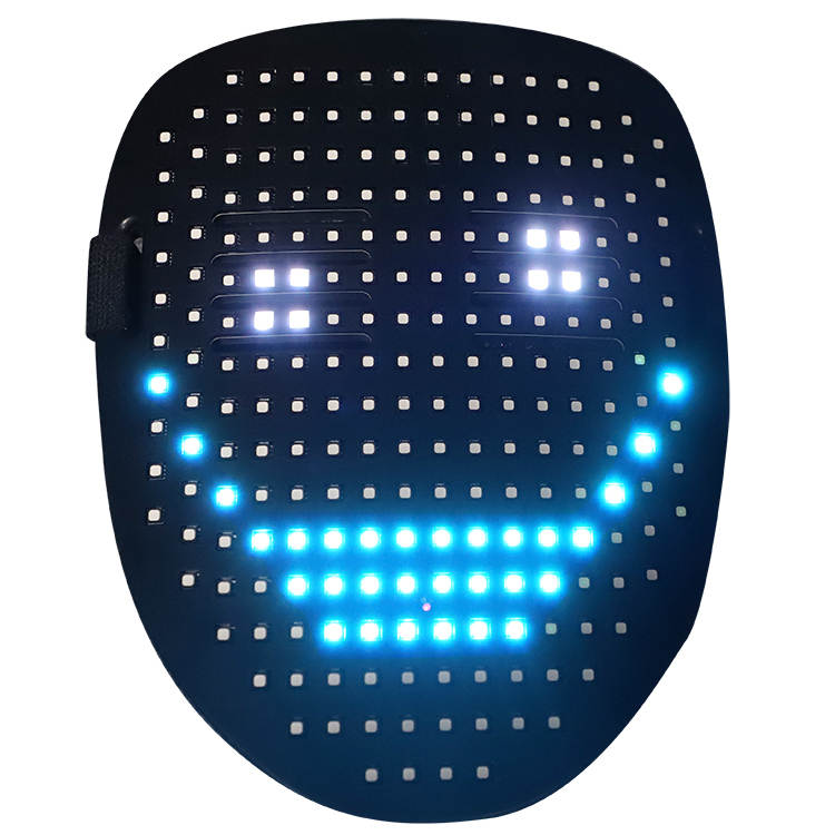 Маска с LED светлини с 50 изображения, Интелигентна, Смяна на ...