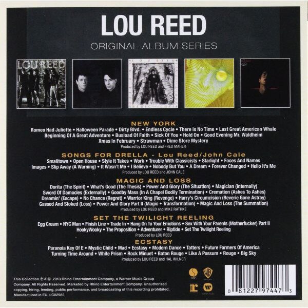 Lou Reed: Original Album Series [5CD] - eMAG.ro