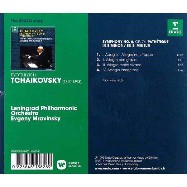 Evgeny Mravinsky: Tchaikovsky: Symphony No. 6 [CD] - EMAG.ro