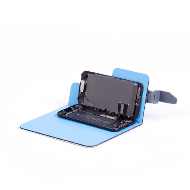 Suport pentru ecran Stand cu brat reglabil iPhone iPad albastru L6684