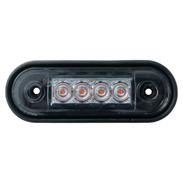 Led marker gabarit pentru camion, autobuz, duba, remorca, rulota, platforma, 12-24V, portocaliu