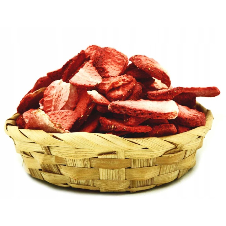 Capsuni liofilizate, Naturini, 15g, fara conservanti, fara alergeni