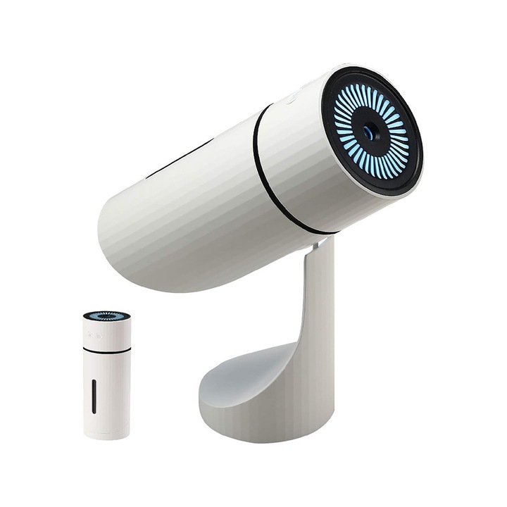 Dispozitiv de umidificare ultrasonic cu oprire automata, AMRINUGL, senzor de nivel al apei, lumini LED colorate, pentru fantani interioare