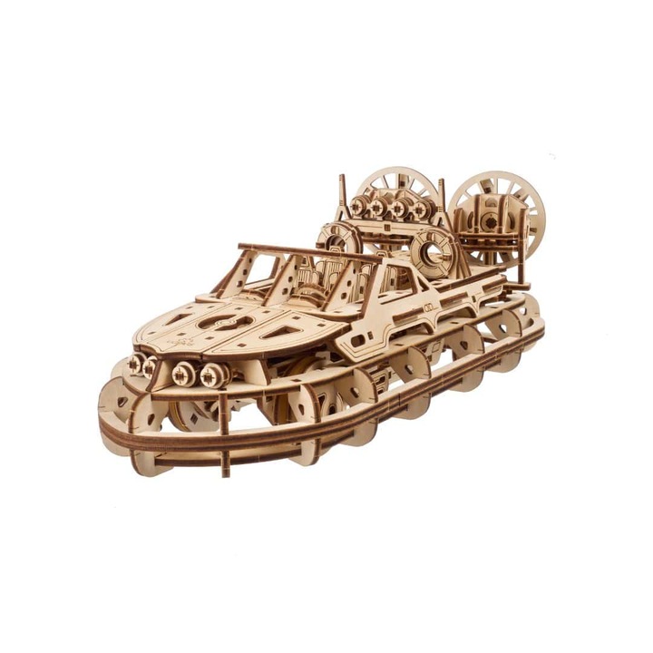 3D fa puzzle, uGEARS, Rescue légpárnás jármű