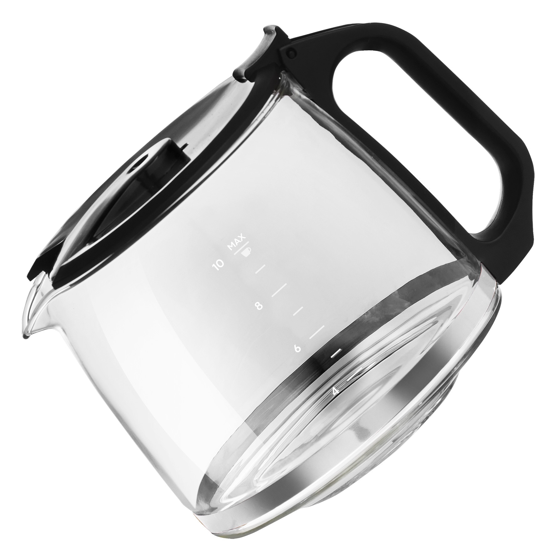 Filtru de cafea Comfort, Izzy, Negru cu detalii inox, 1.25 L, 900 W, negru/inox