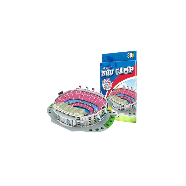 3D пъзел Футболен стадион Camp Nou-FC Bacerlona-Автентичен