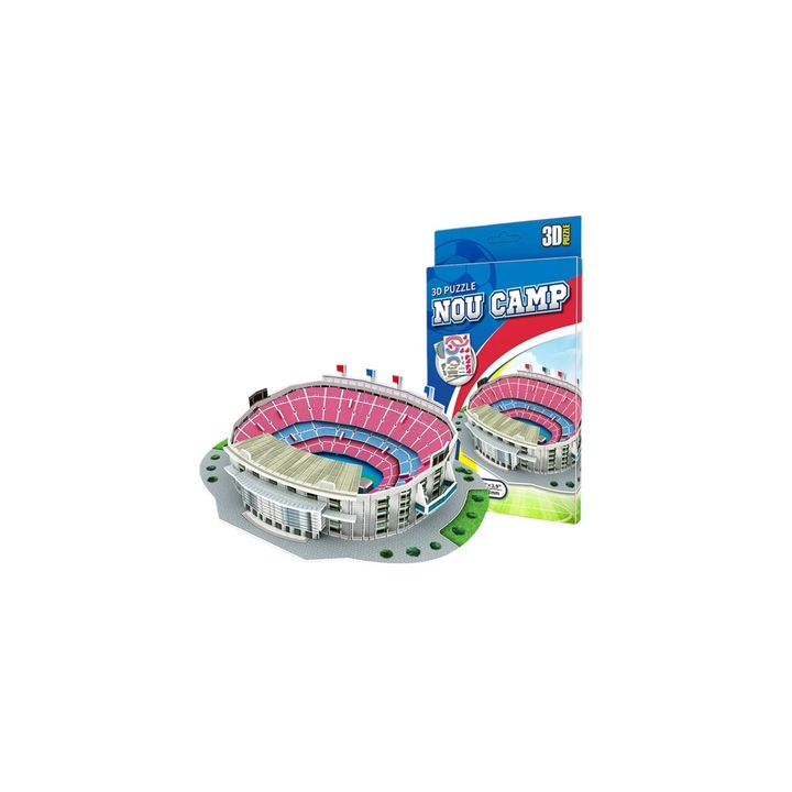 3D Puzzle Football Stadion Camp Nou-FC Bacerlona – Hiteles 3D modell