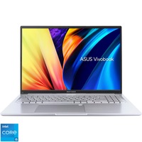 Laptop ASUS Vivobook 16 A1605VA cu procesor Intel Core i5-13420H pana la 4.6 GHz, 16'', WUXGA, IPS, 16GB DDR4 RAM, 512GB SSD, Intel UHD Graphics, No OS, Cool Silver