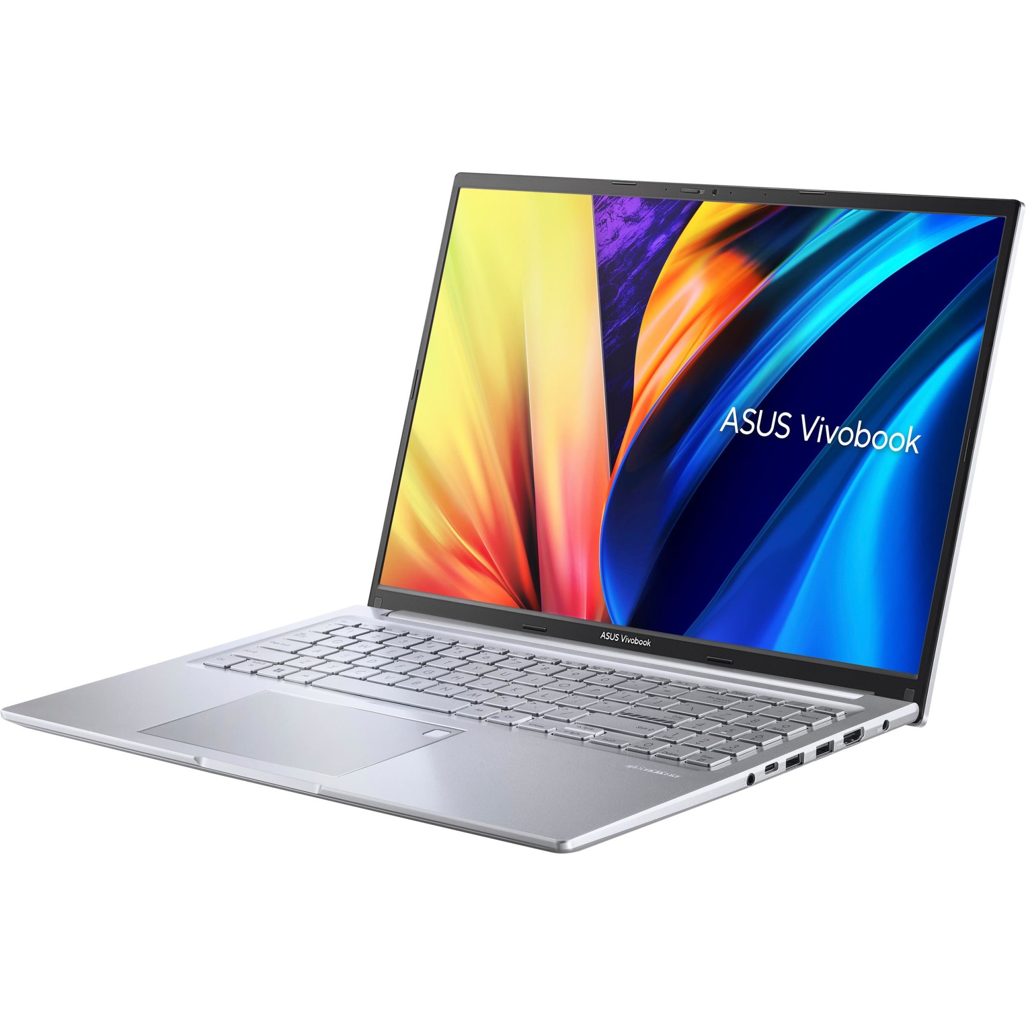 Laptop ASUS Vivobook 16 A1605VA cu procesor Intel® Core™ i5-13420H pana la 4.6 GHz, 16'', WUXGA, IPS, 16GB DDR4 RAM, 512GB SSD, Intel® UHD Graphics, No OS, Cool Silver