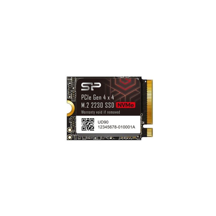Solid-State Drive (SSD) Silicon Power UD90, M.2-2230, PCIe, Gen 4x4 NVMe, 1TB UD90-1000GB1