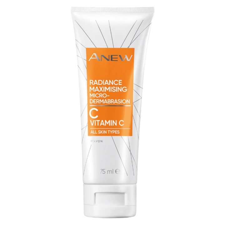 Peeling, AVON, Cu vitamina C, Pentru toate tipurile de ten, 75 ml
