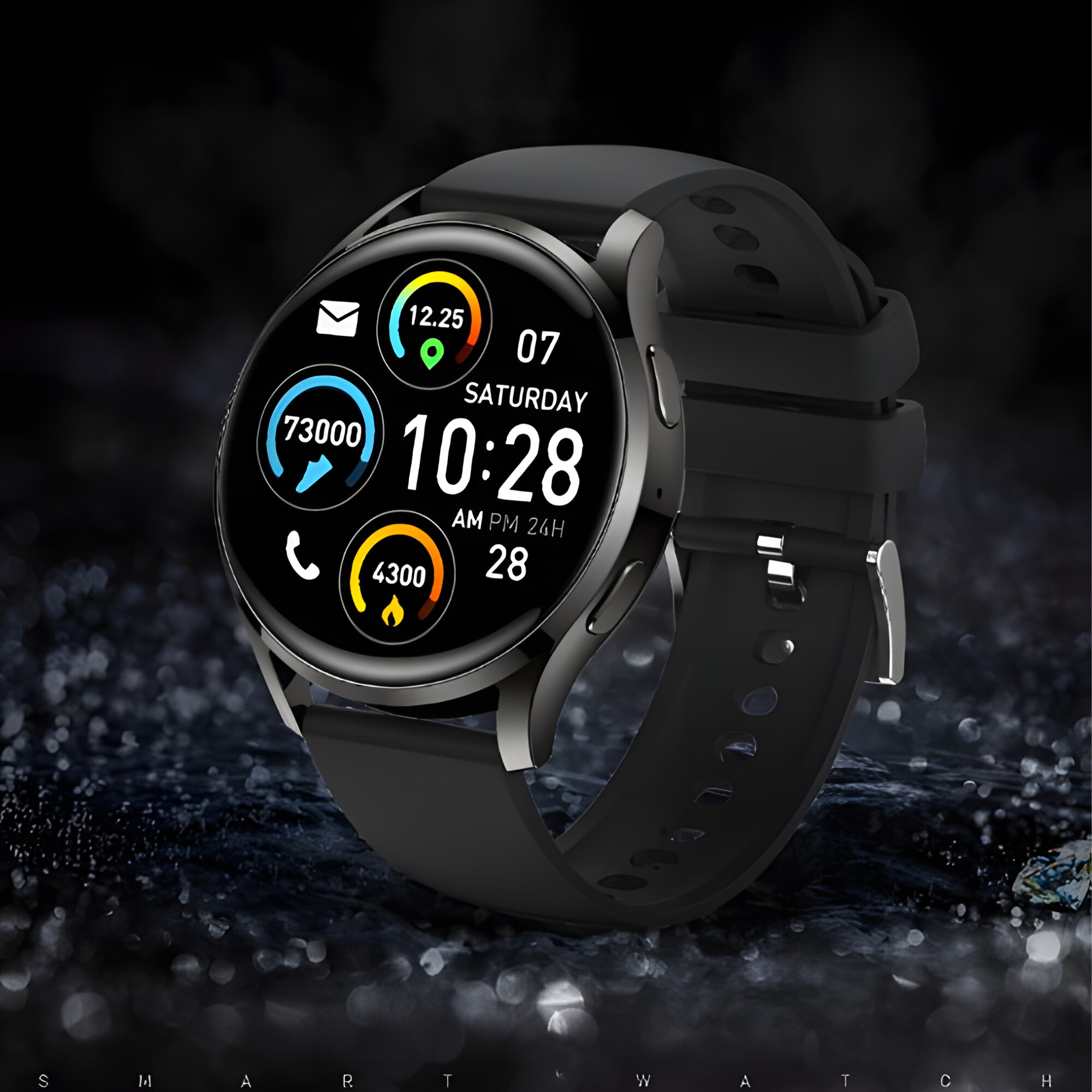 SmartWatch S37, Smart Watch, Bluetooth разговори, безжично зареждане ...