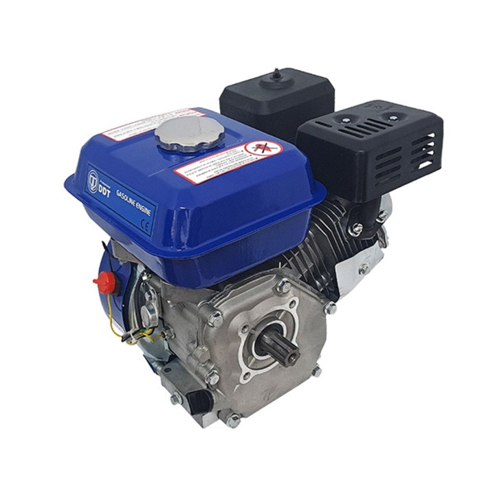 DDT-професионален бензинов двигател 7.5 Cp, шлицов вал 25 mm, 4 тактов, 200 CC, 3.6 L резервоар