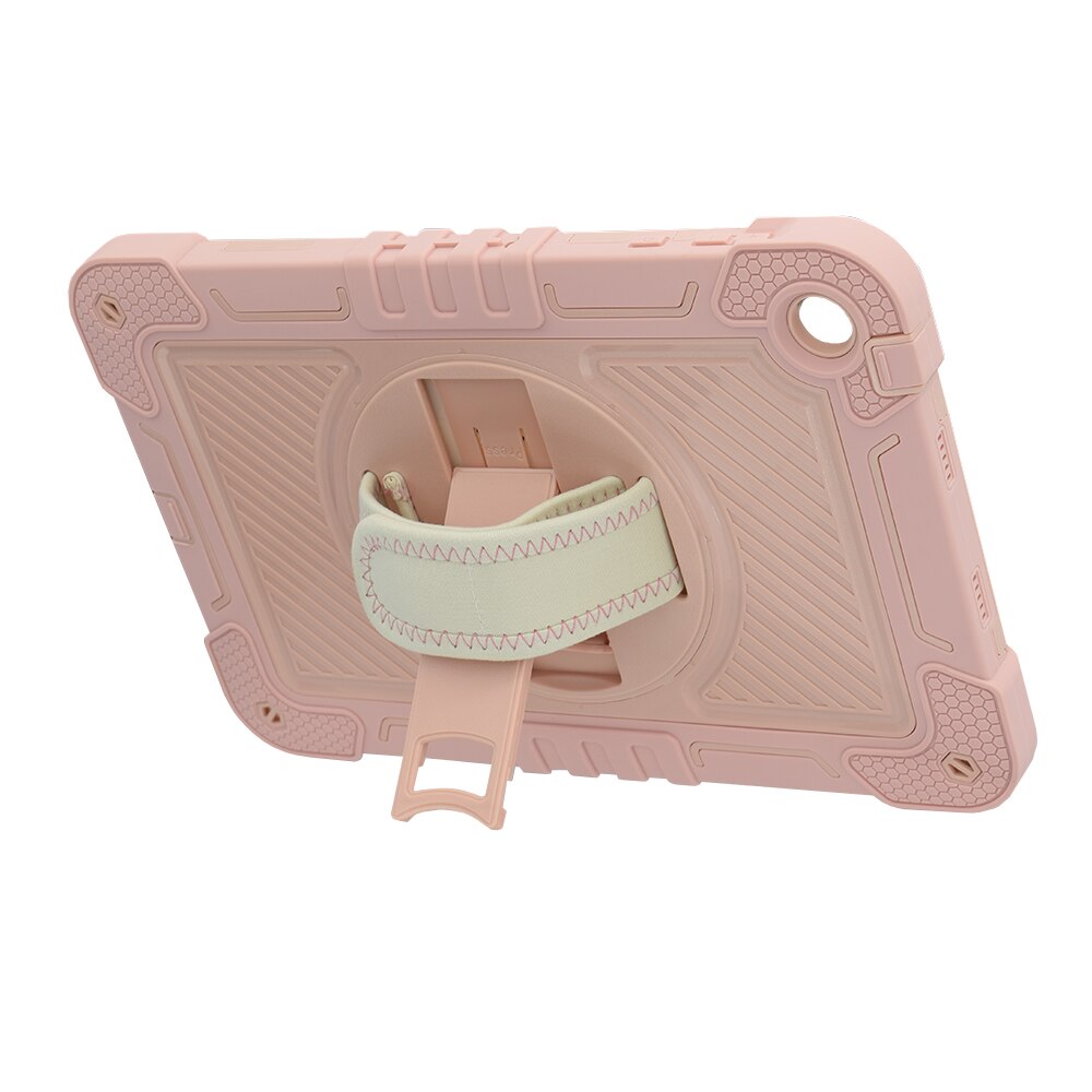 Husa Protectoare pentru Tableta Huawei MatePad SE 10.4, Precision Shell, StripeShell, V61, PC, Soft Rose